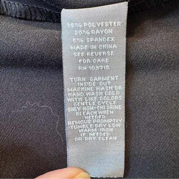 Size 12 Sharagano Black Shirtdress - Picture 6 of 6